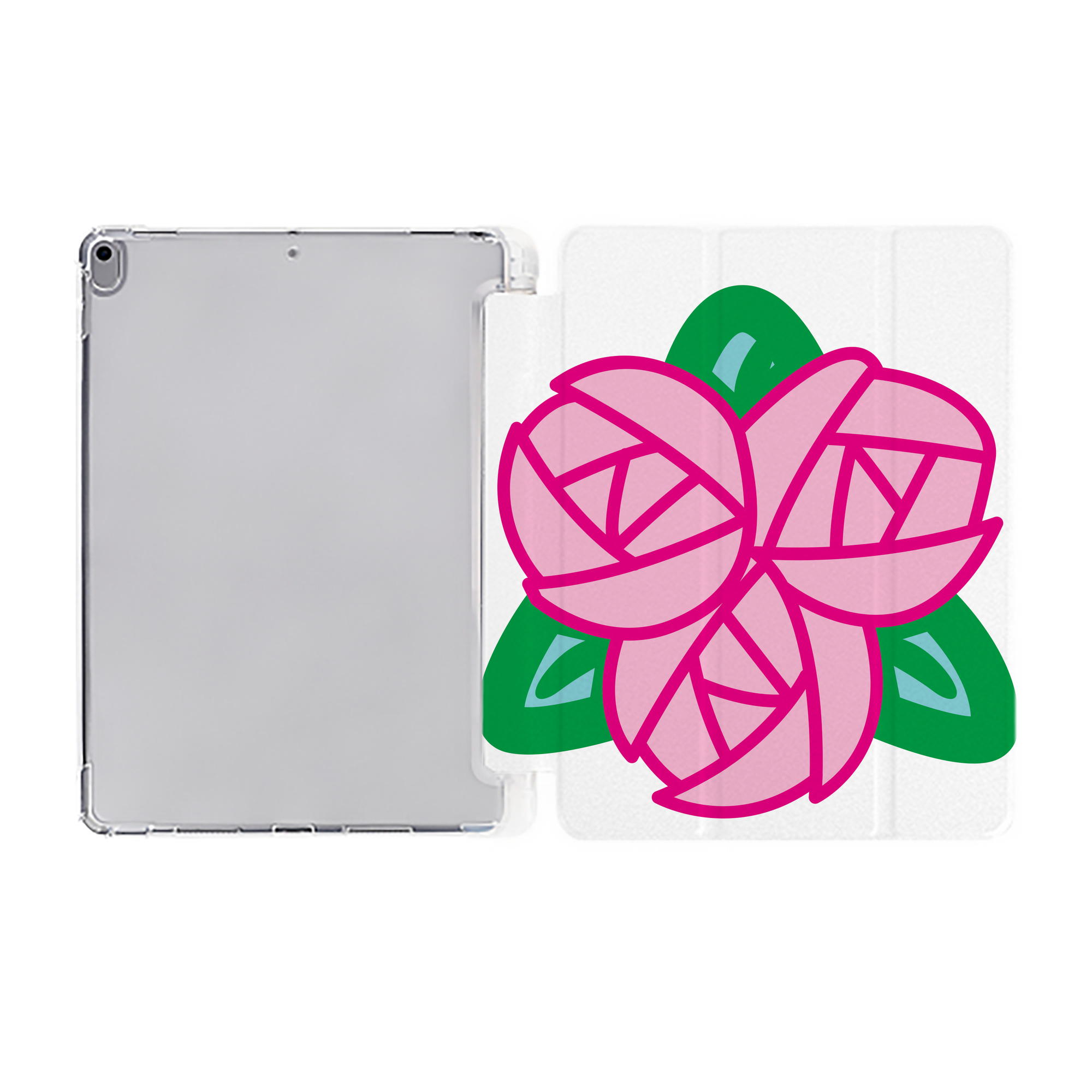 （画像用） Hello Kitty ハローキティ IPad ケース ペン収納付き 三つ折りスタンド PUレザー×シリコン 対応機種9.5/10.5/10.9インチ